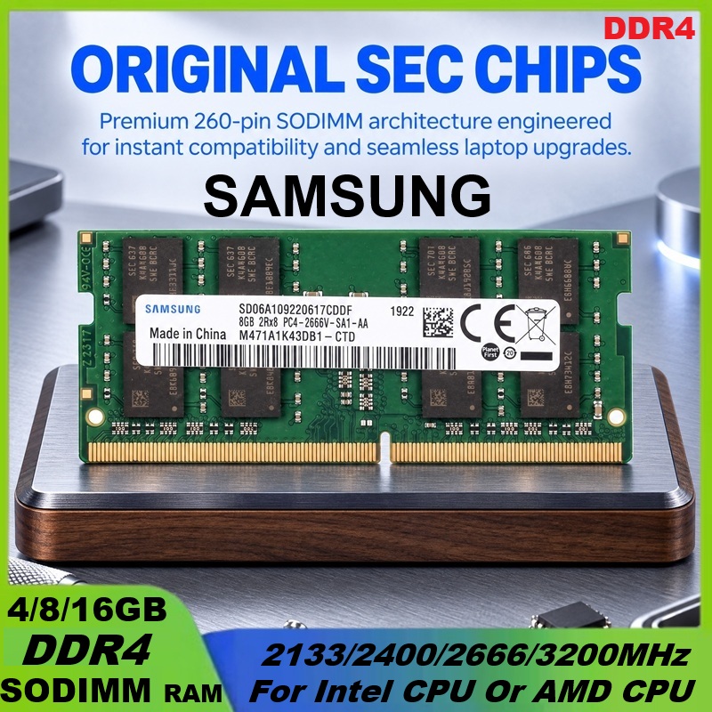 Ddr4 2400Mhz - 삼성 DDR4 RAM, 16GB, 32GB, 4GB,