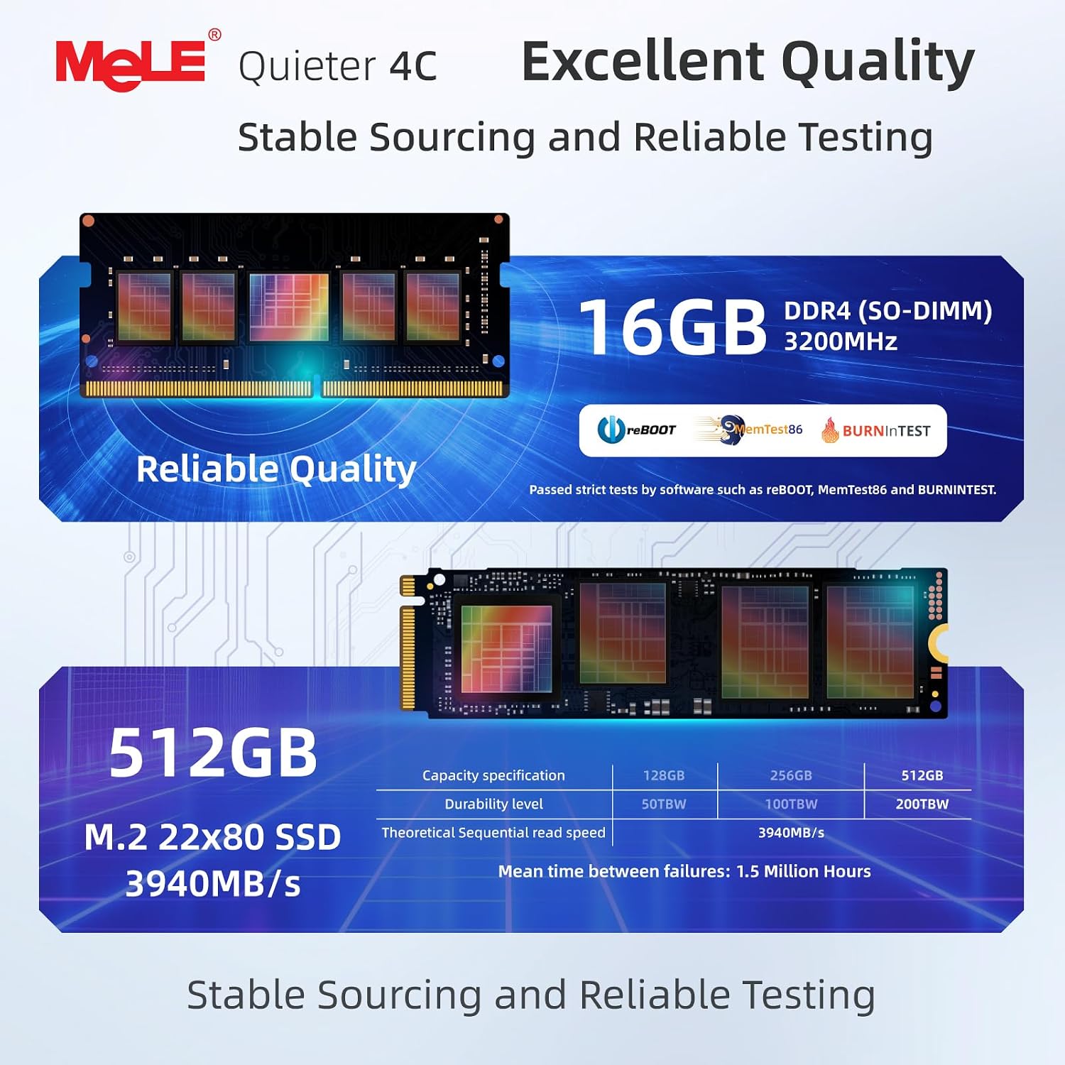 MeLE Quieter4C N150 팬리스 미니 PC, - Ddr4 Desktop Ram 리뷰 및 가격